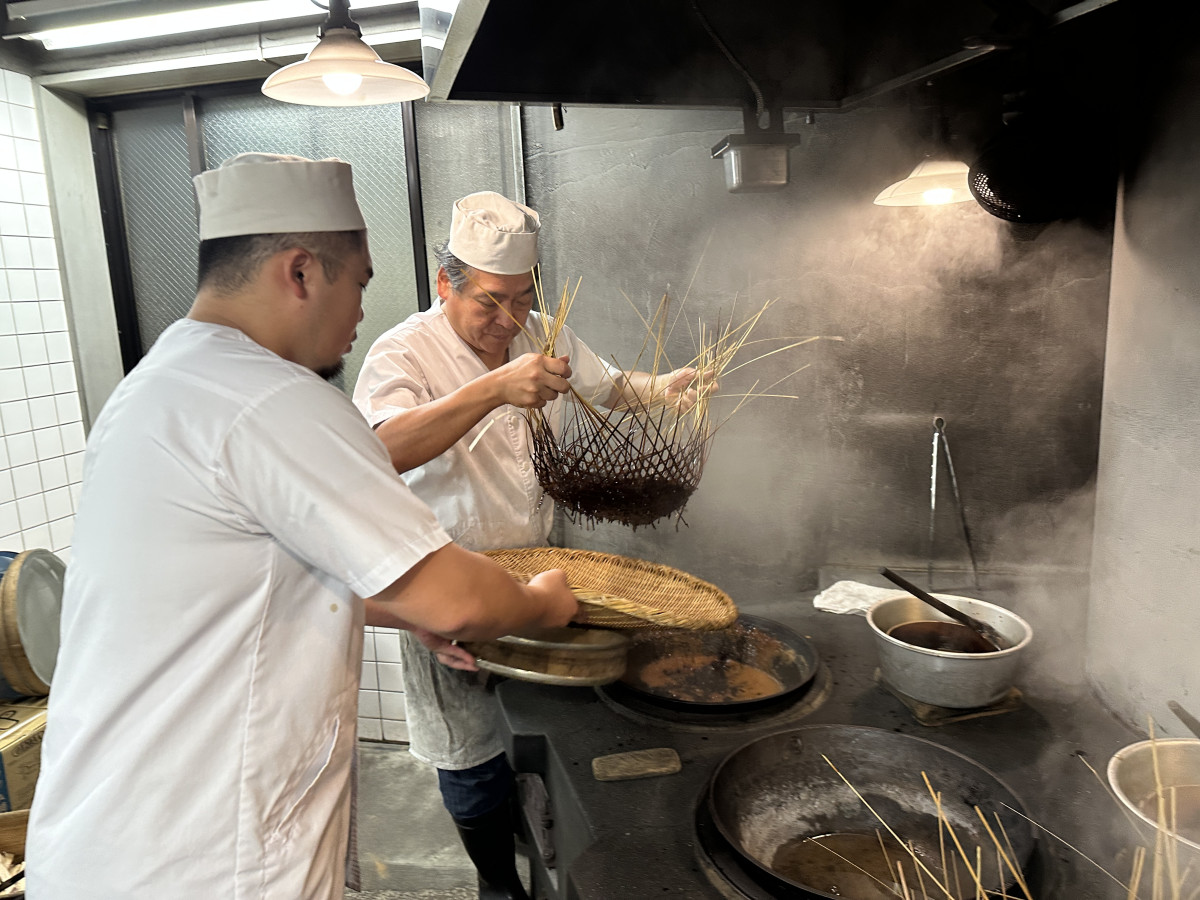「ここ」というタイミングで佃煮を上げる